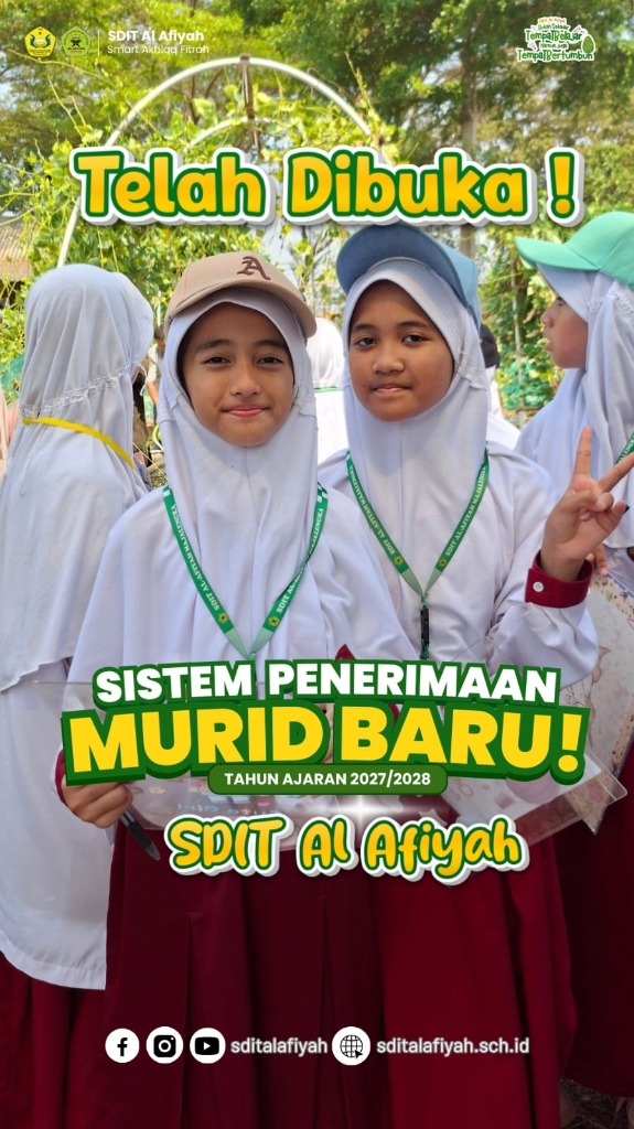Story Telah Dibuka SPMB TK IT Al-Afiyah 2027/2028
